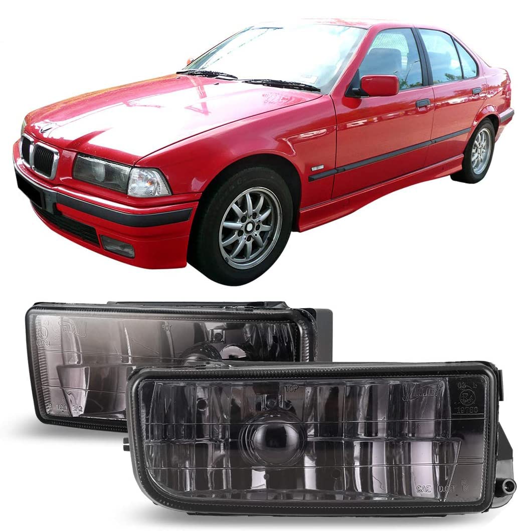 OEM Series Winjet for [1992 1993 1994 1995 1996 1997 1998 BMW 3 Series E36 318i 320i 323i 325i 328i] Driving Fog Lights