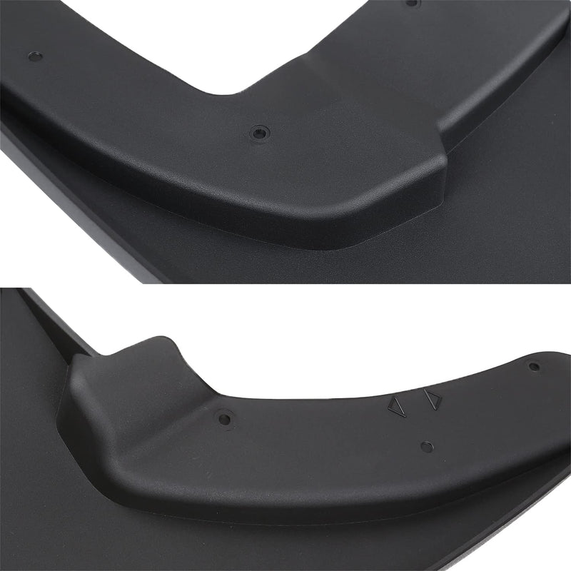 4PC Spec-D Tuning Splash Guard Mud Flaps w/Wheel Lip Set Front + Rear Compatible with Dodge Ram 1500 2500 3500 2009-2018