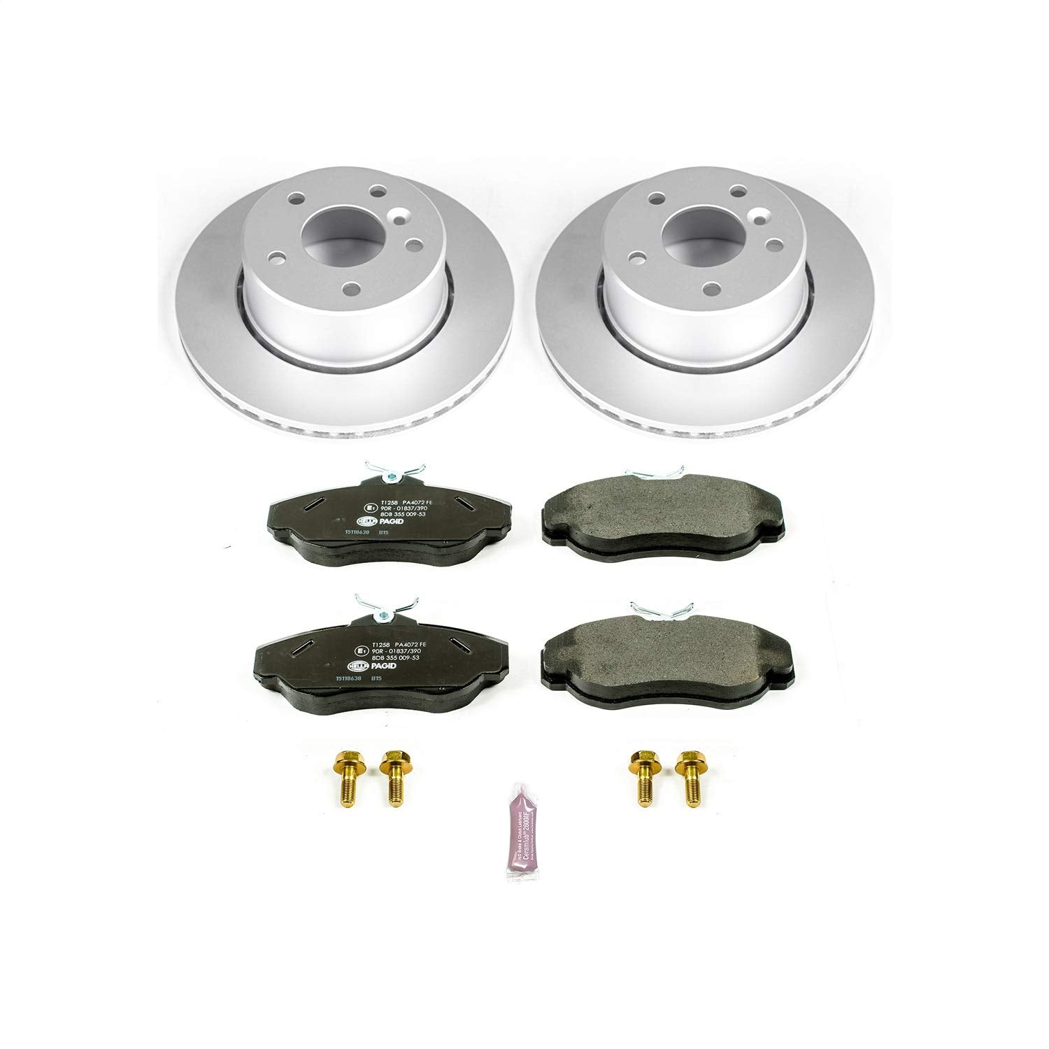 Power Stop ESK5106 Euro-Stop Front Brake Kit L& Rover For Land Rover Discovery 1999-2004 [Model Specific]