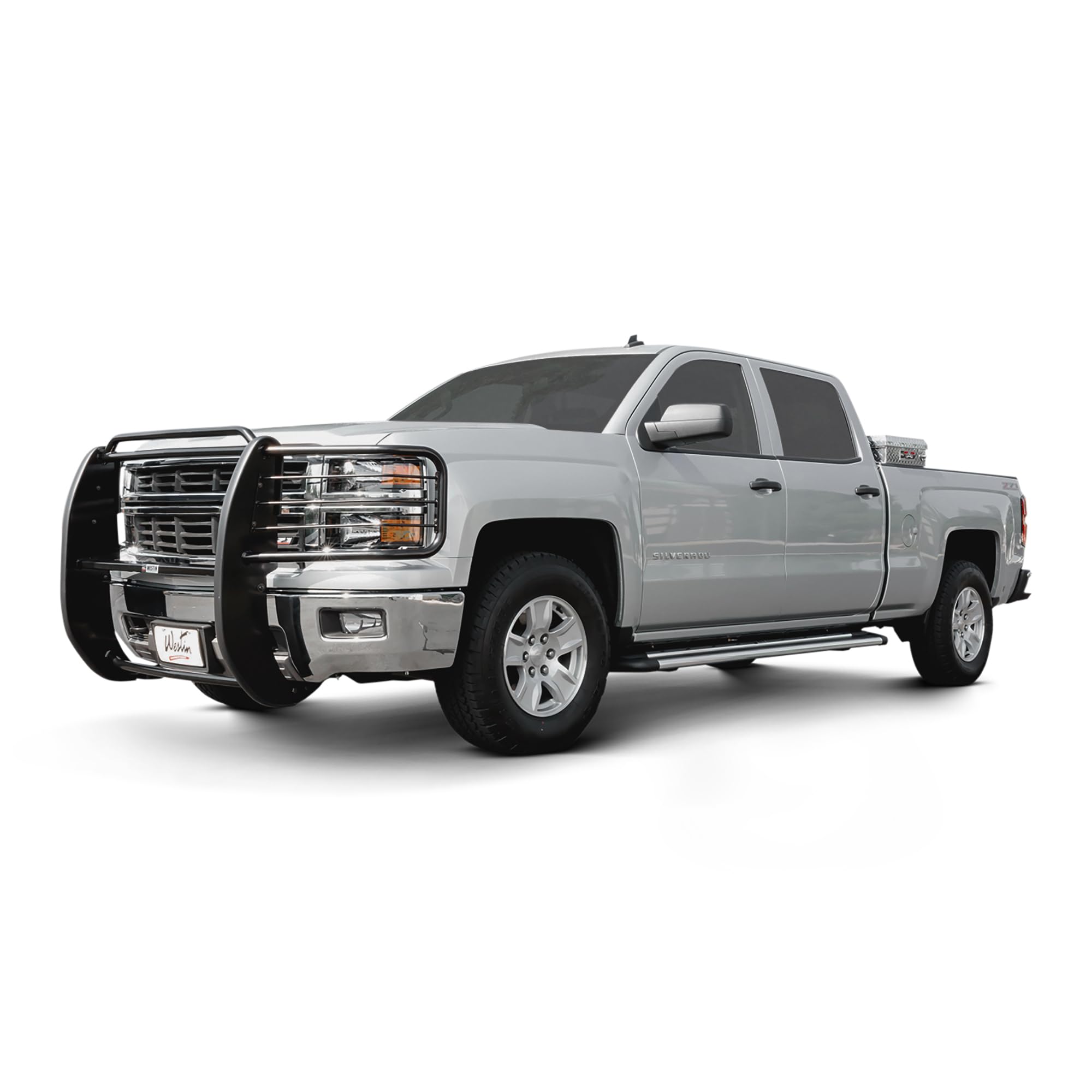 27-6140 Westin Sure-Grip Running Boards Aluminum Brushed Pair 93 in. (Required Mounting Kit Sold Separately)