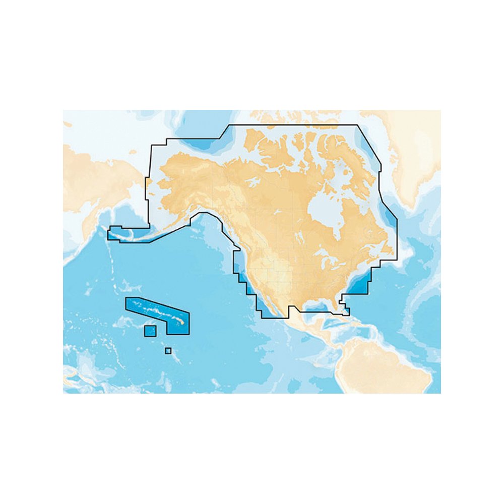 Garmin Navionics MSD/NAV+NI Plus - United States and Canada, Black