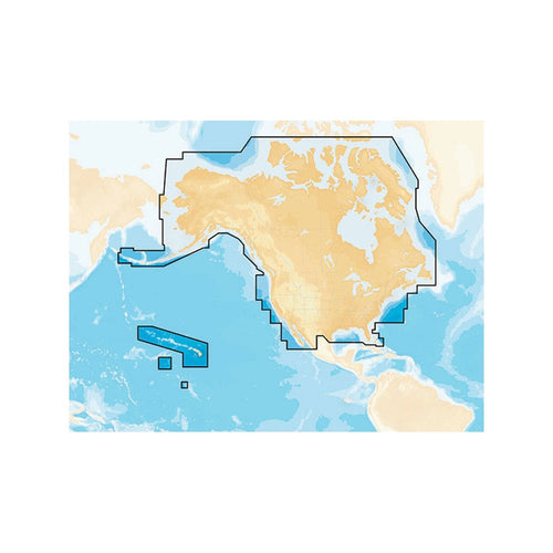 Garmin Navionics MSD/NAV+NI Plus - United States and Canada, Black