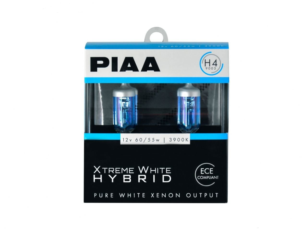 Xtreme White Hybrid H4 Bulb Piaa 23-10104 (3900K - 12V 60/55W), 2 Pack