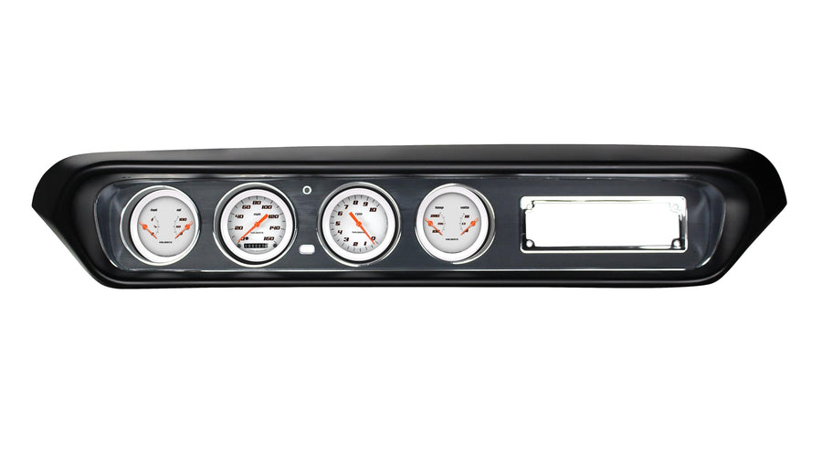 Velocity White Classic Instruments PC64VSW05 Direct Fit Electric Gauge Package