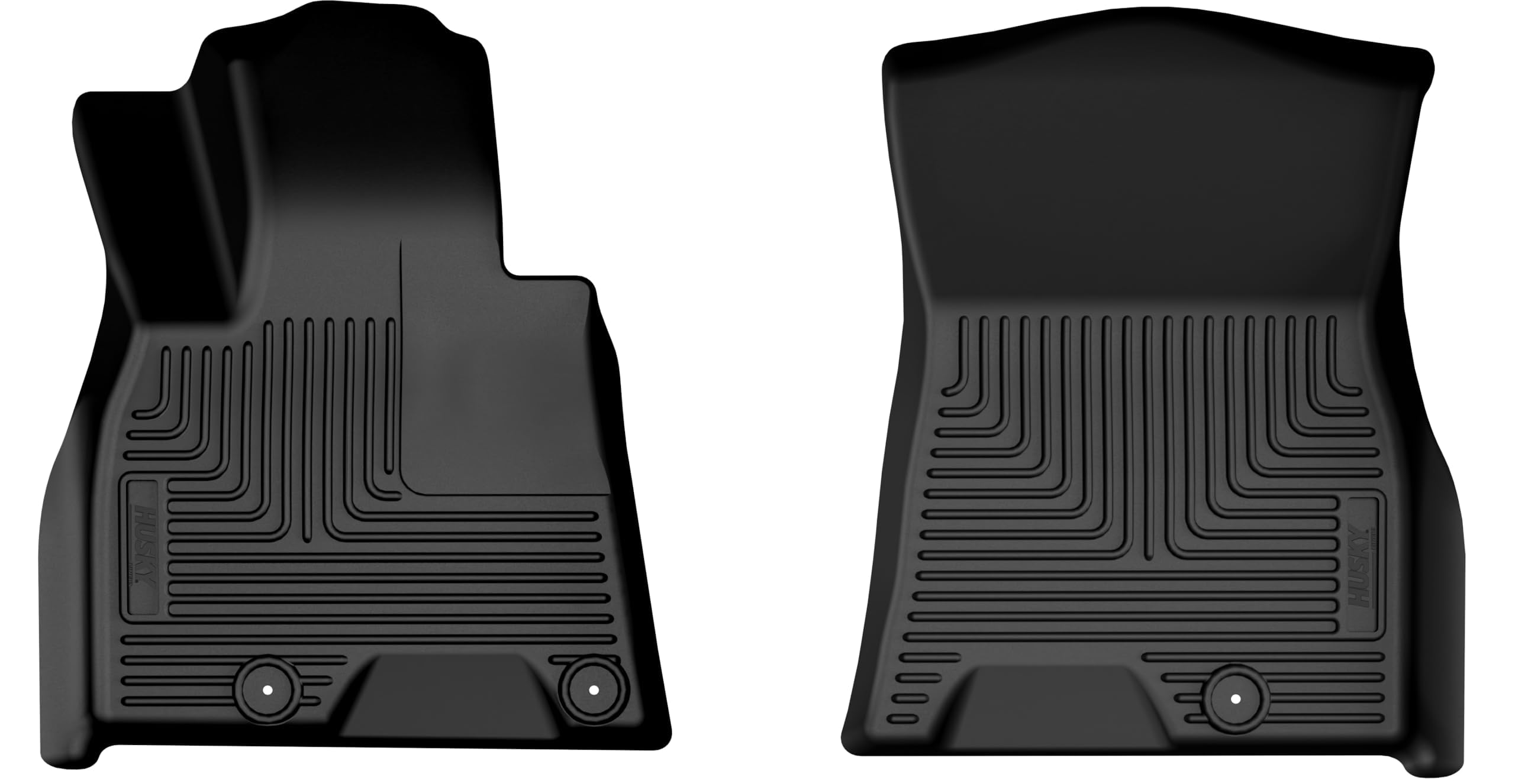 Husky Liners Floor Mats X-act Contour | Fits 2021-2024 Genesis GV80 | Front Row, 2-pc Black - 51521