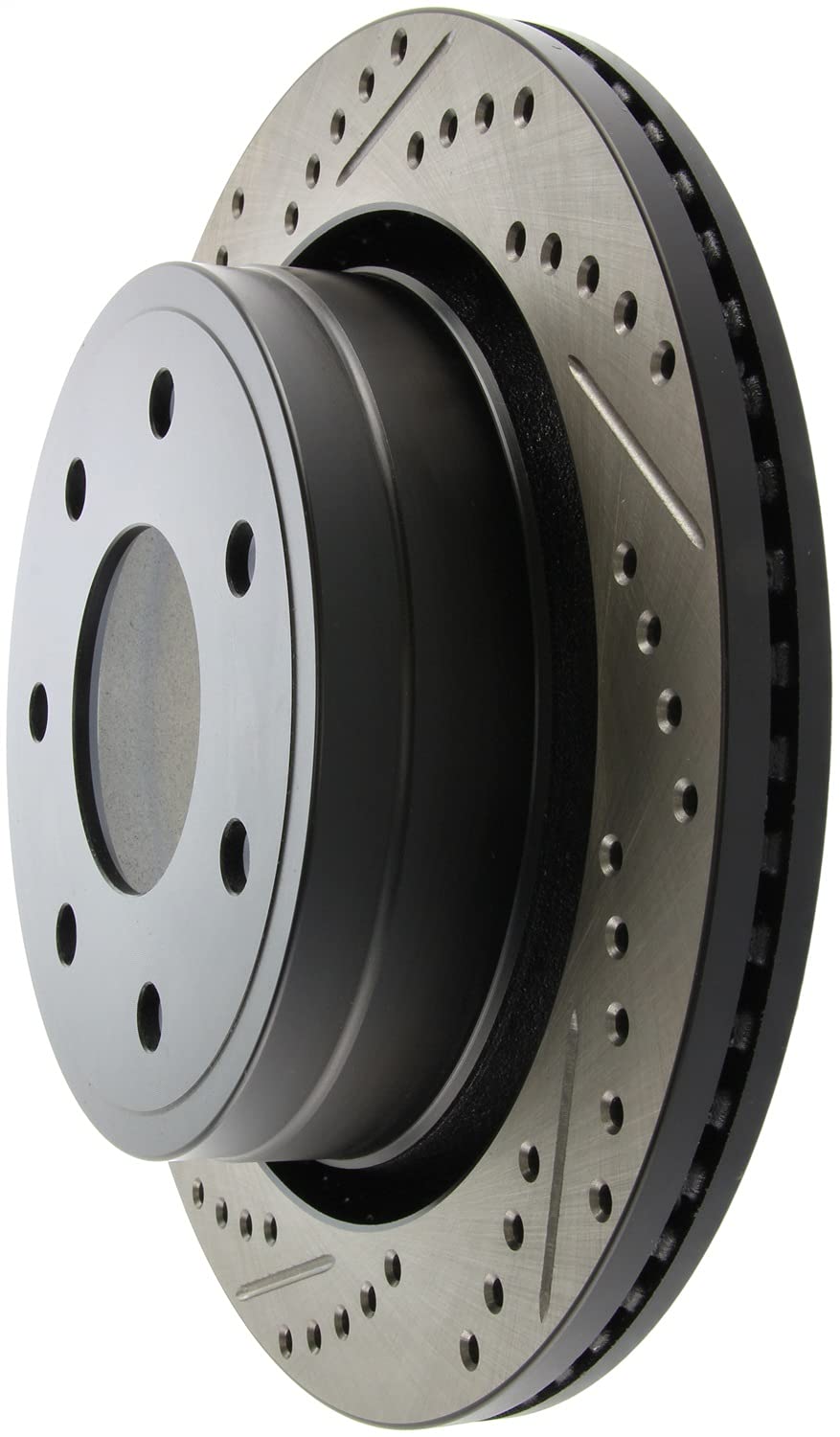 Sport Drilled/Slotted Brake Rotor StopTech 127.65133R (Rear Right), 1 Pack