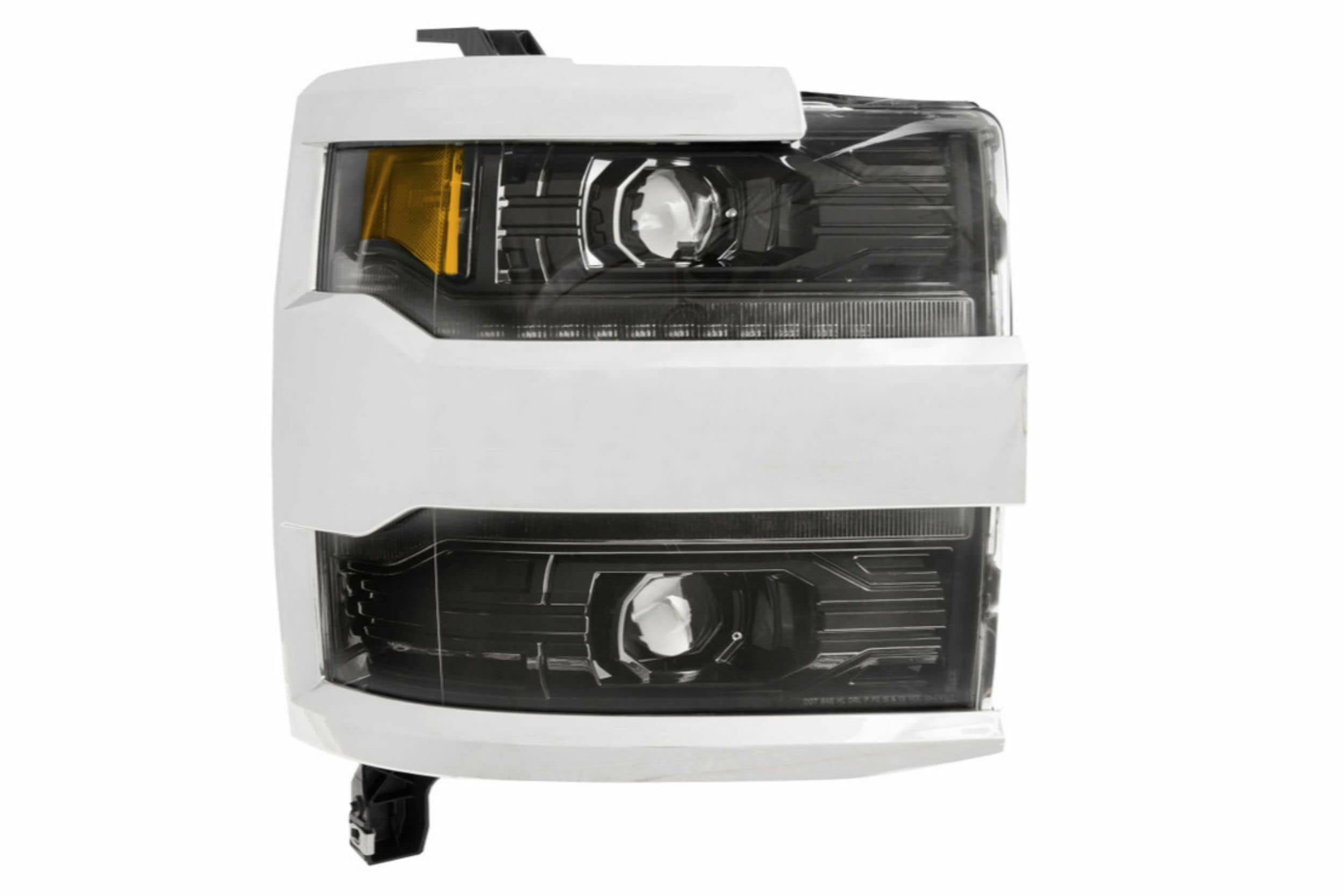 Morimoto XB LED Headlights fits 2015-2019 Chevrolet Silverado HD with Chrome Bezel, Plug and Play Headlight Assemblies (LF541, LF541.C)