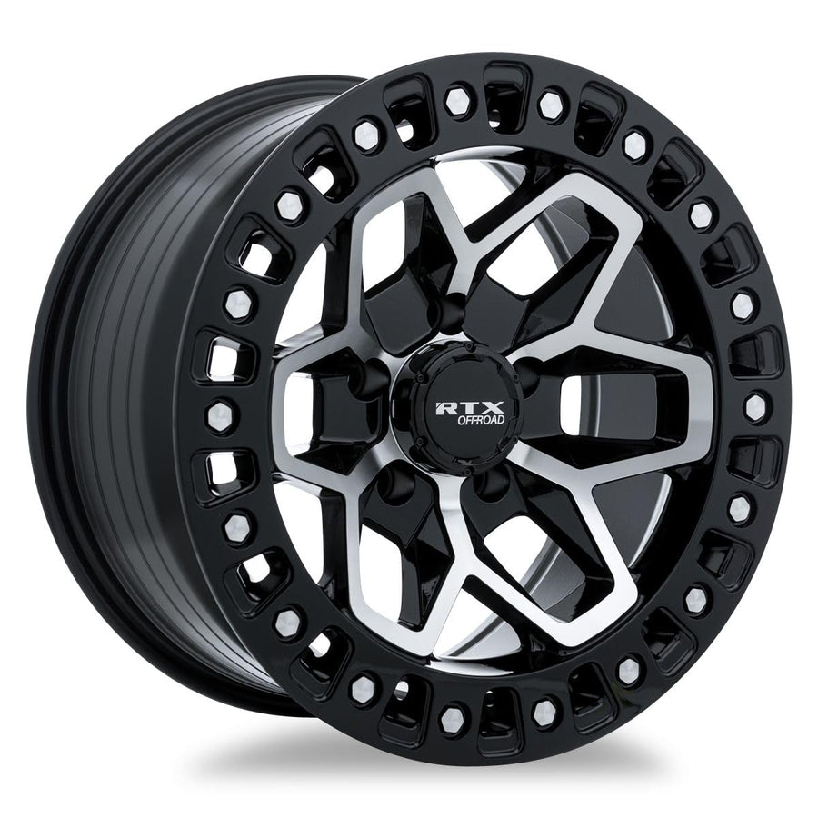 083027 RTX® (Offroad), Zion, Gloss Black Machined, 20x9 6x135 ET0 CB87.1