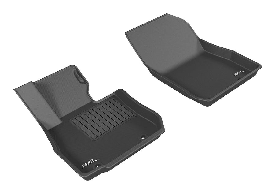 Front Row 3D MAXpider Custom Fit All-Weather Floor Mat for Select Mazda CX-3 Models - Kagu Rubber (Black)