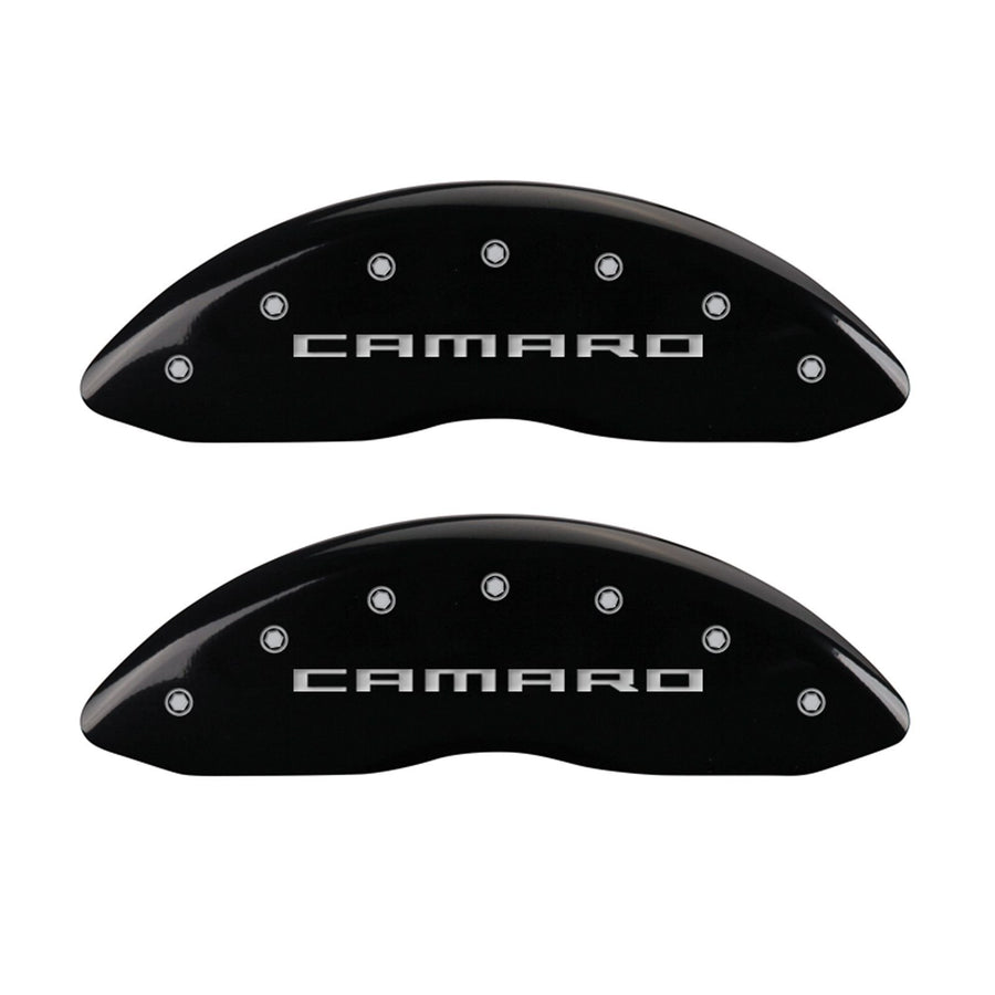 Caliper Covers MGP 14036SZ85BK with Black Powder Coat Finish, (Set of 4)