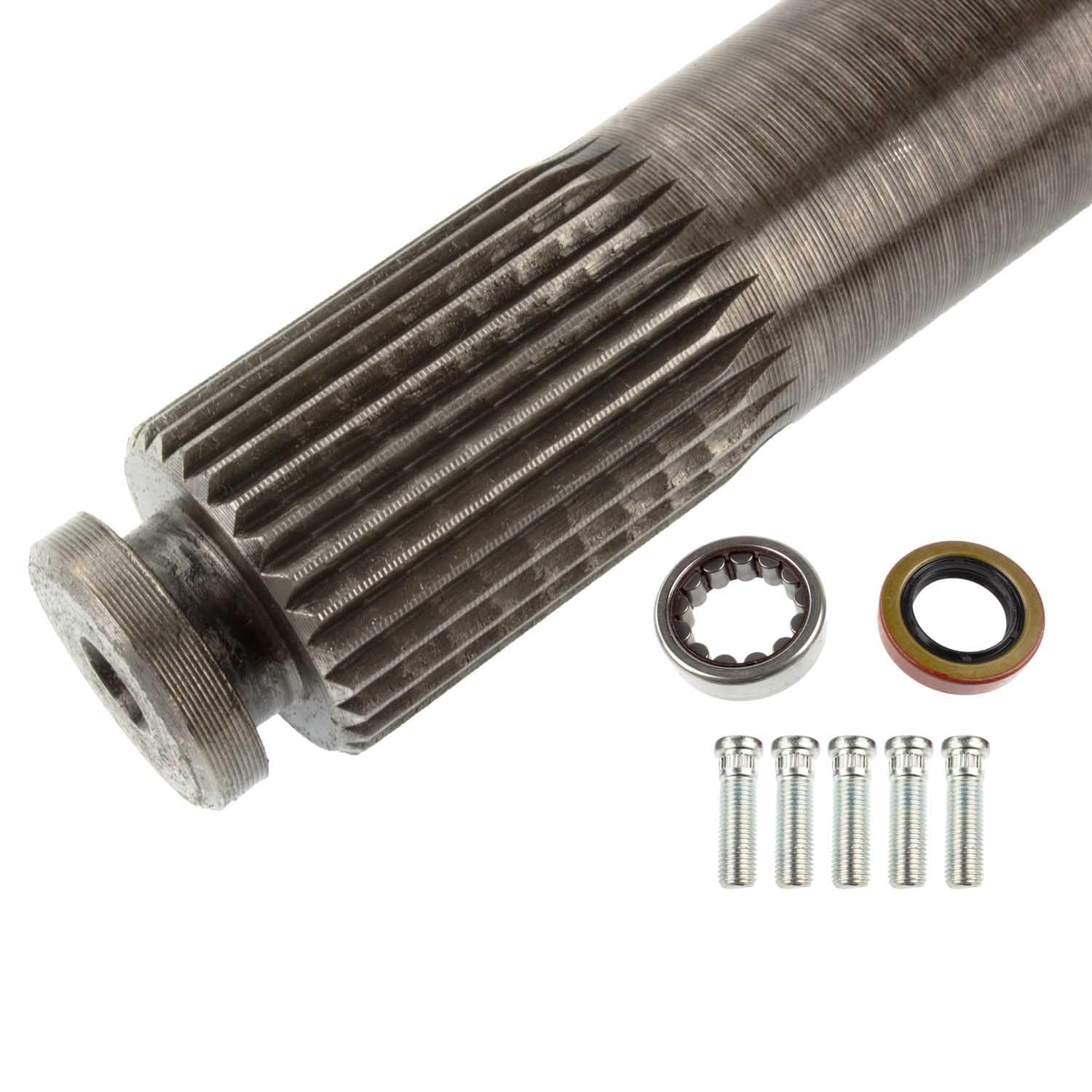 Drive Axle Shaft Assembly EXCEL 92-25177 – Fits GM 7.625" (10 Bolt) – 28 Spline – 32" Length – 5x4.75 Lug Pattern – Includes Bearing, Seal & Studs – Left/Right Fit – For 1993-1997 Camaro & Firebird