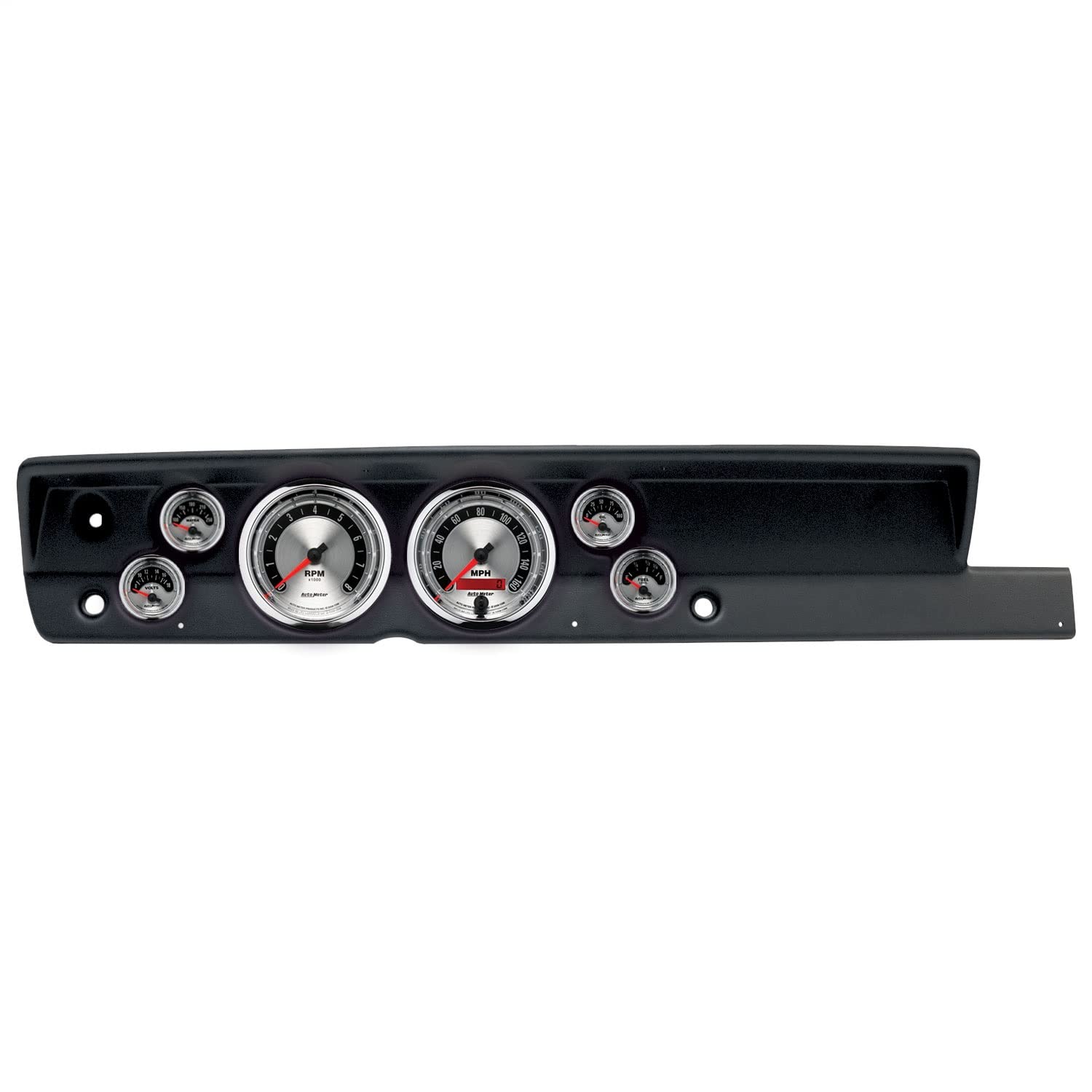 AutoMeter Dash Kit Direct Fit, (5" X2, 2 1/16" X4), Plym Cuda No Heat 67-69, American Muscle (2117-01)