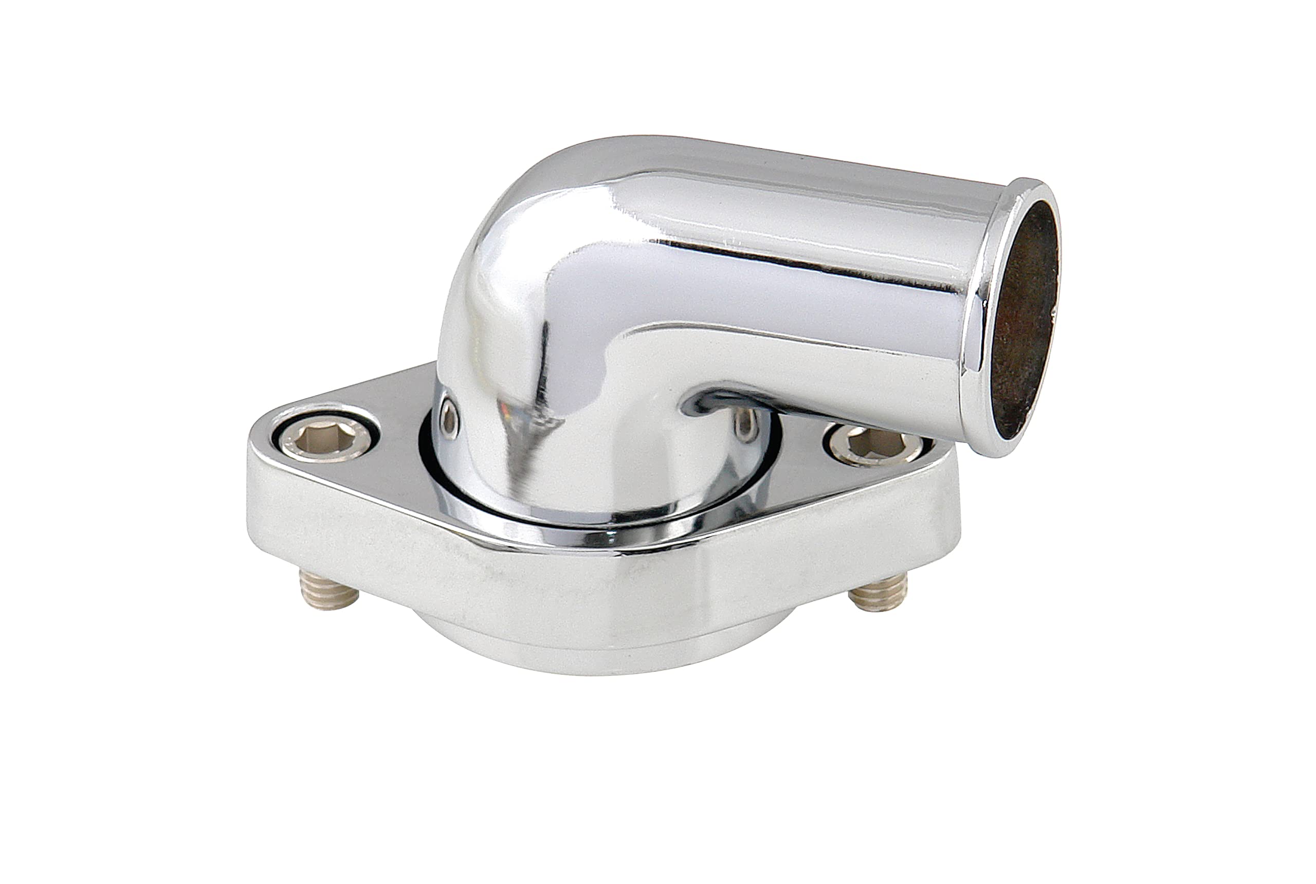 9142G Mr. Gasket Chrome Alum Swvl WTR Neck - 90