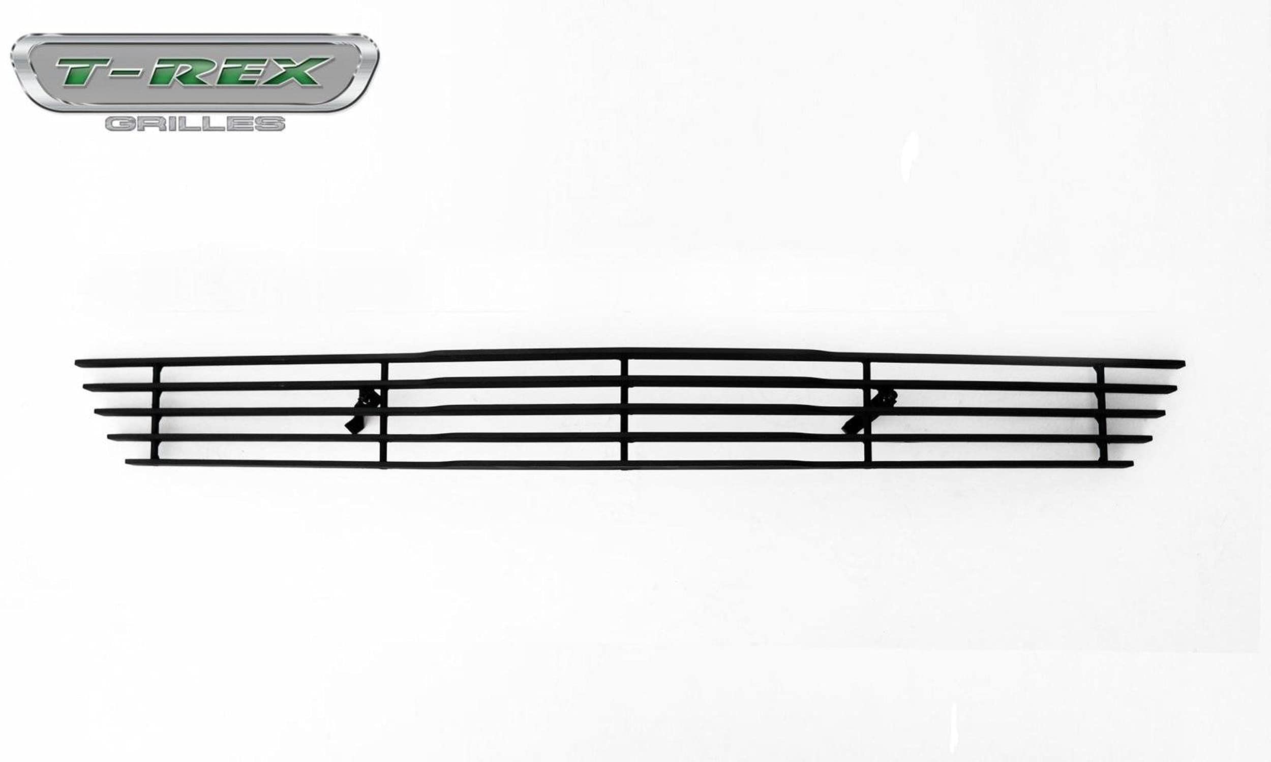 Compatible T-Rex Grilles with Mustang GT (2015-2017) Billet Bumper Grille, Black, 1 Pc, Overlay - PN #6225301