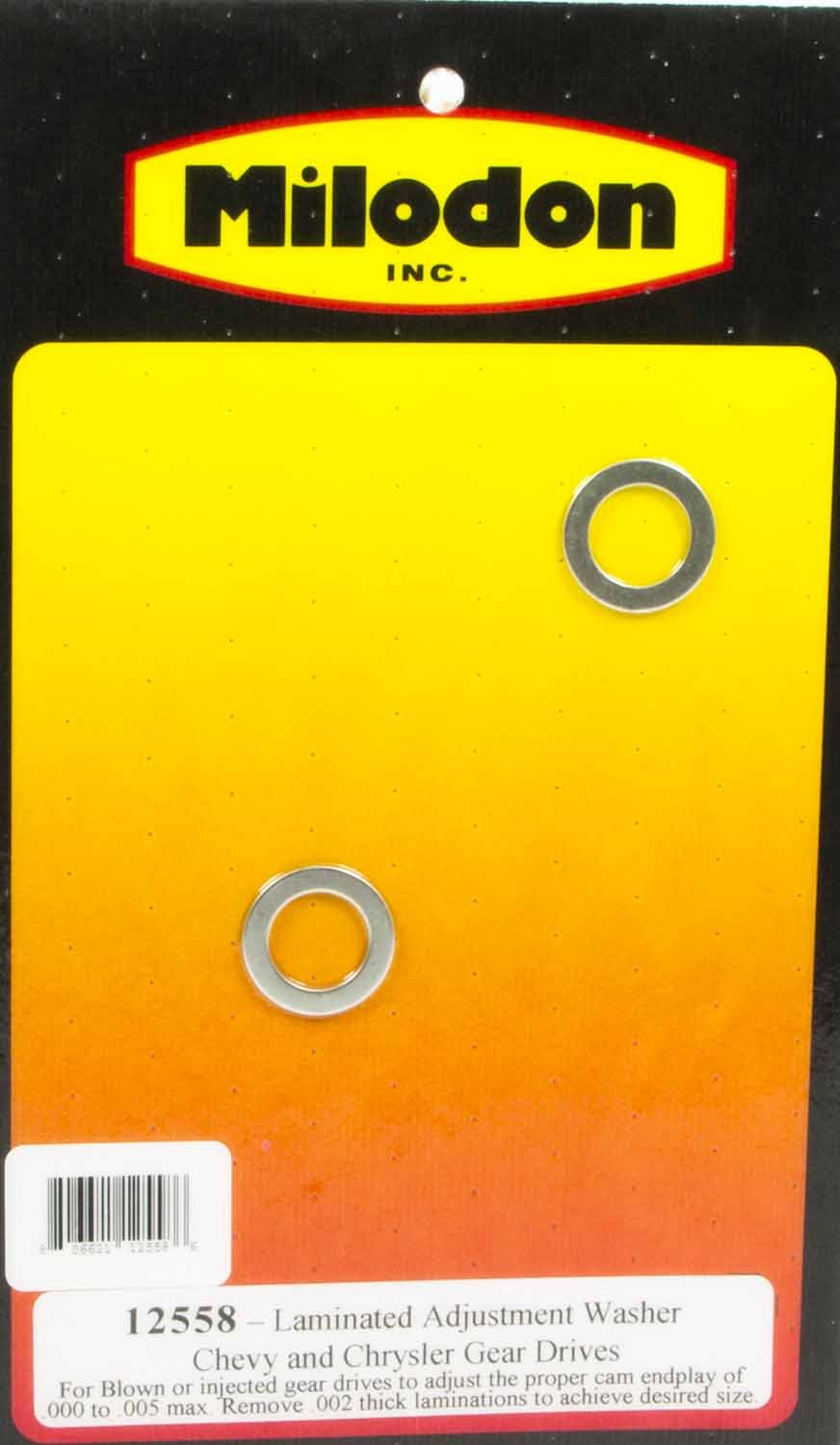Laminated Shim Washer Milodon 12558 for Gear Drive Parts