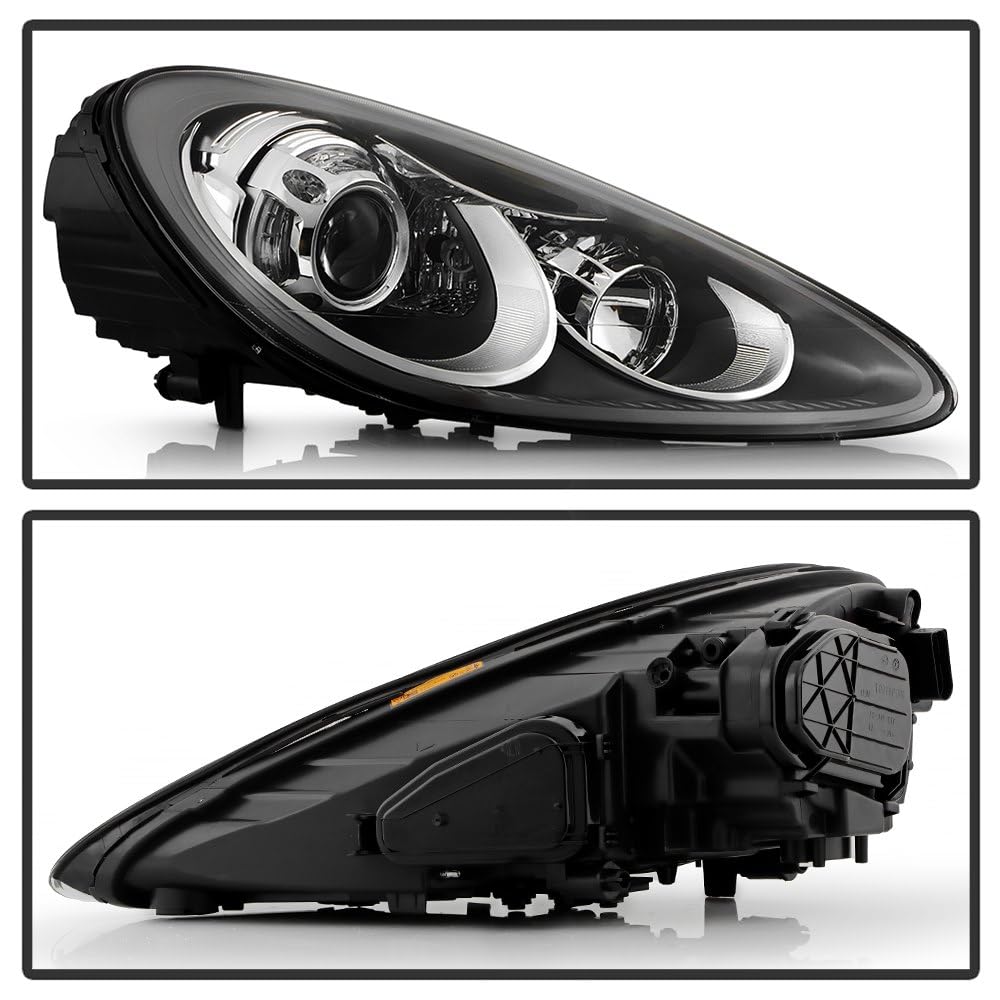 Porsche Cayenne 11-14 Spyder (POE) AFS Projector Headlights w/ 4 LED DRL - OE Right