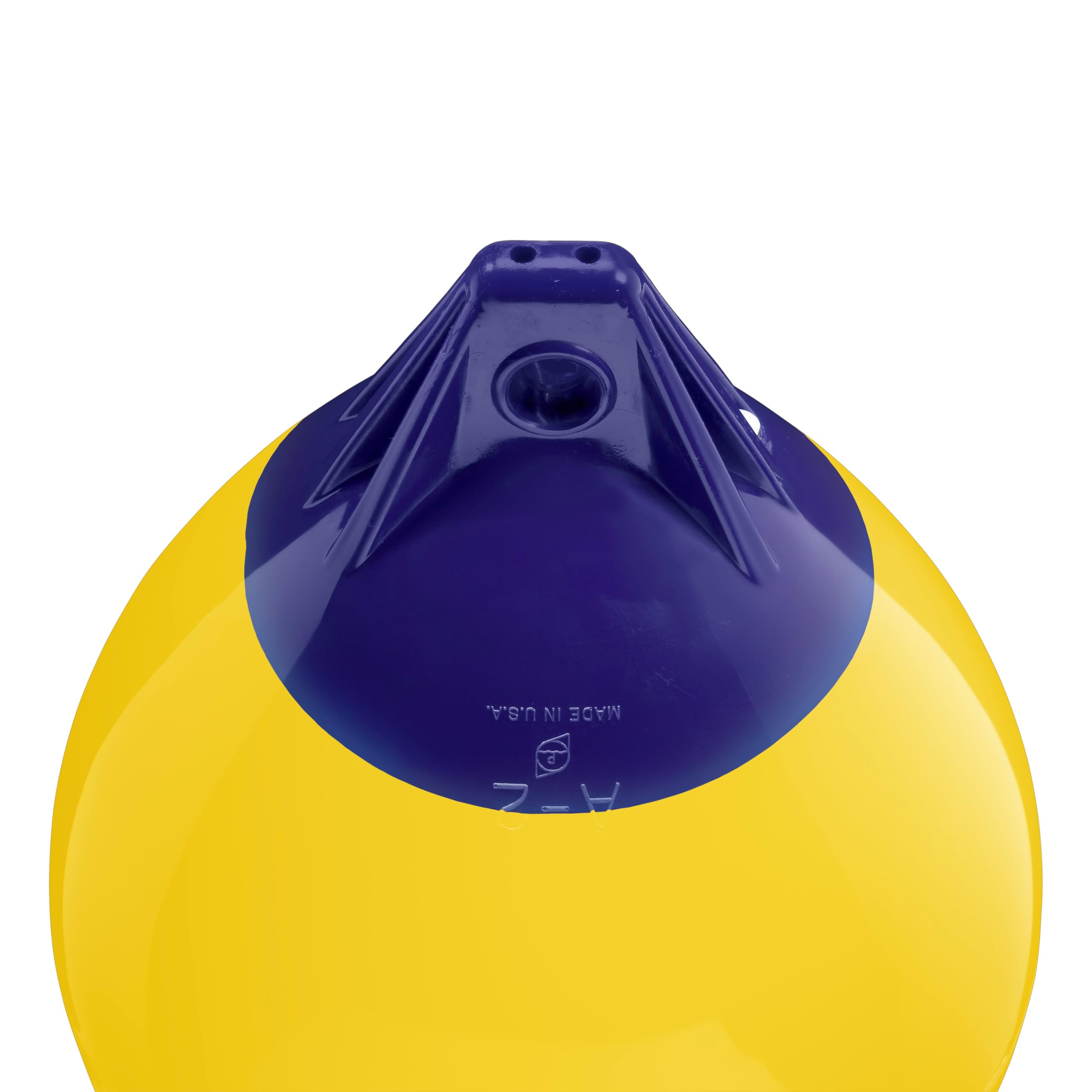 A-2 Standard Blue Ropehold - Yellow Polyform A-Series Buoy