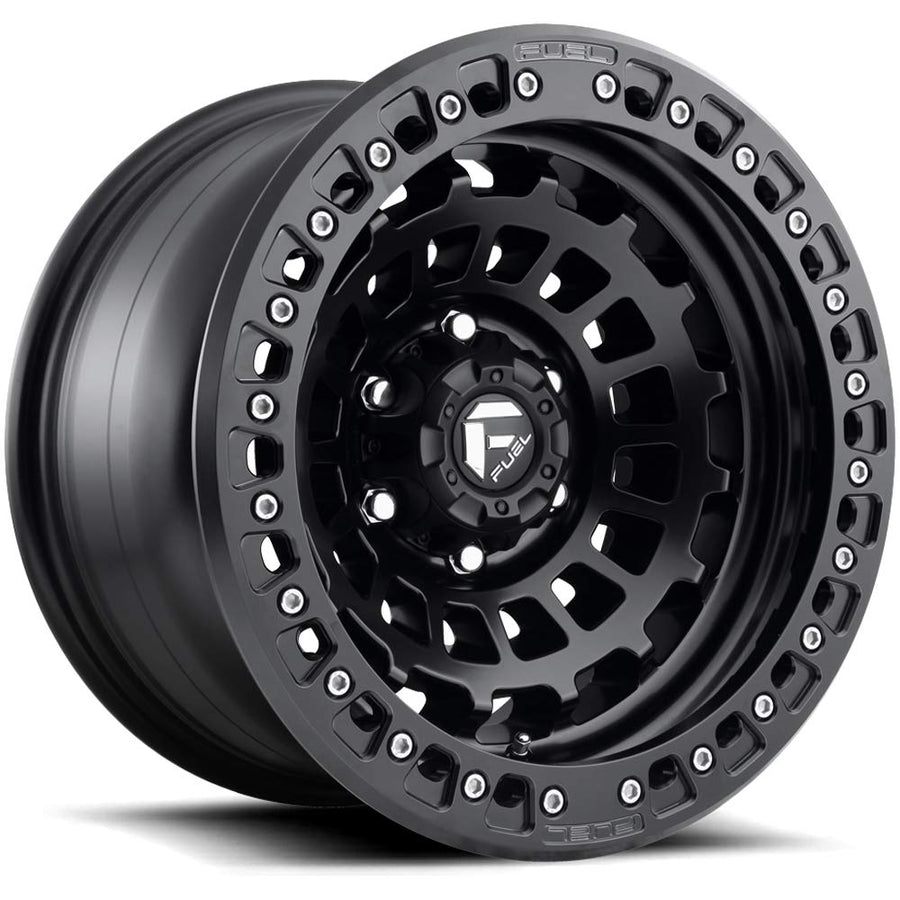 1PC FUEL D10117905645 Black Wheel with Painted (17 x 9. inches /5 x 150 mm, -15 mm Offset)