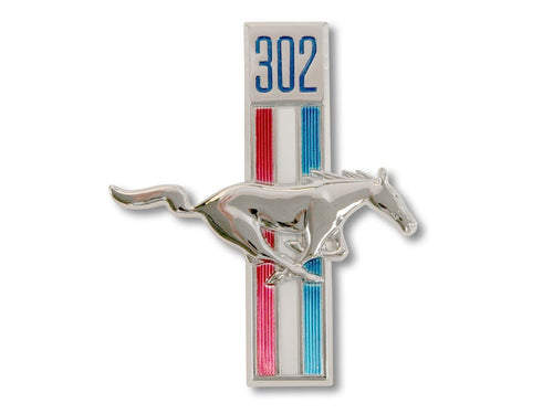 C8ZZ-16228-A Scott Drake 302 Running Horse Fender Emblem RH