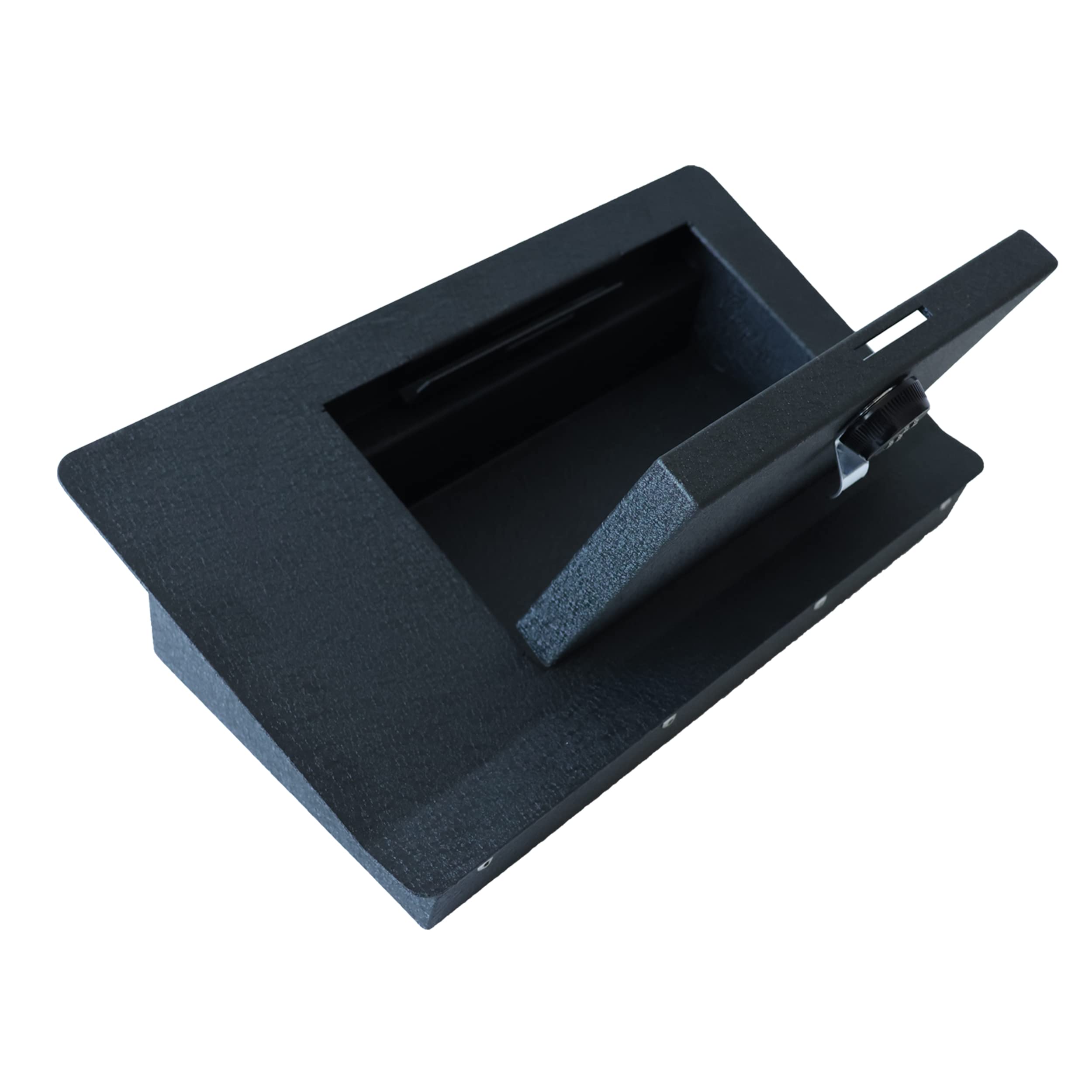Rear Under Seat Safe Box Black Horse Gun Box Organizer Black, with 4 Digit Combination Resettable Lock Compatible with 2021-2024 Ford Bronco Sport-RUSFB01