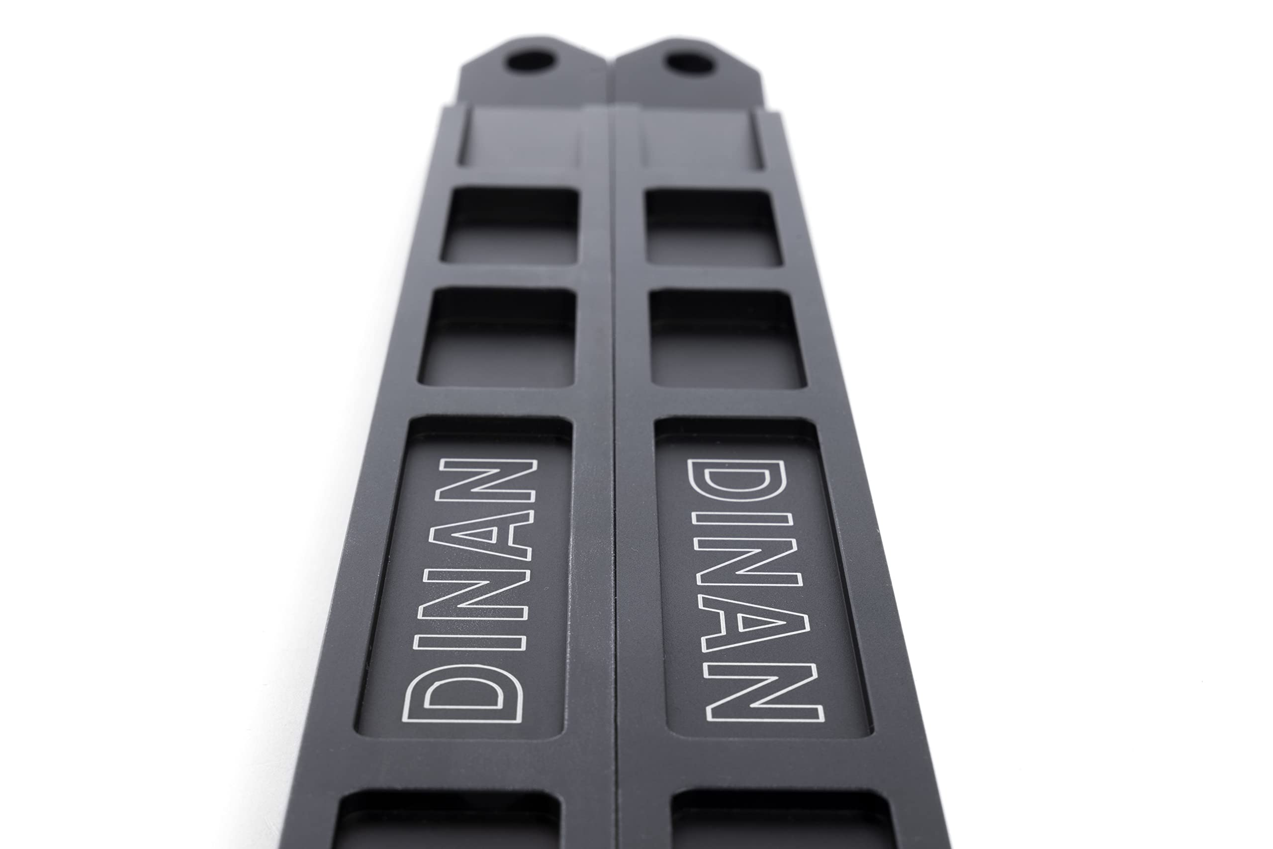 Dinan Front Strut Tower Braces D180-0017 - Pair - Black Aluminum