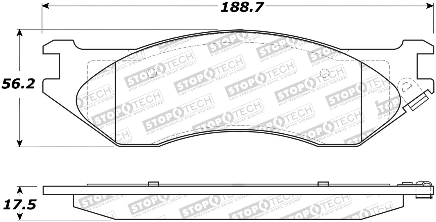 Street Select StopTech Brake Pads 305.08970