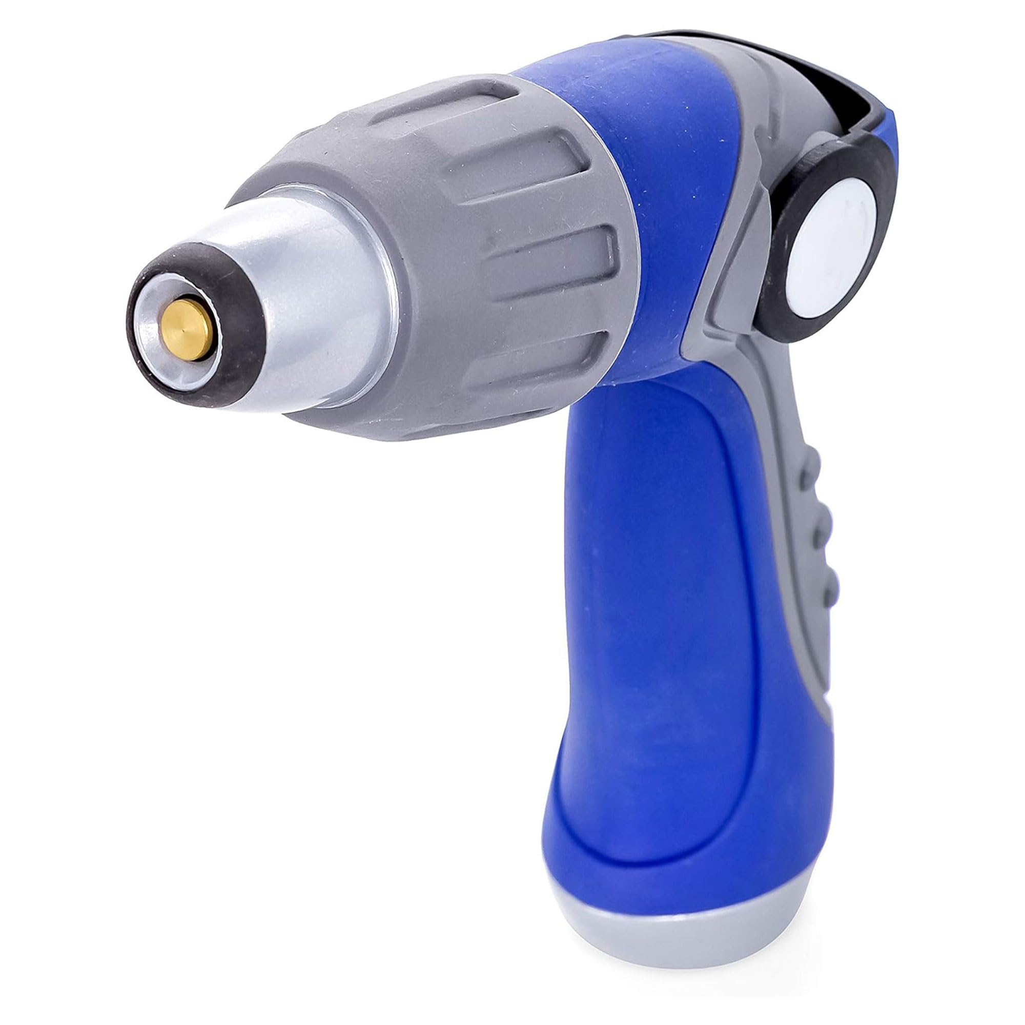 Thumb Lever Camco Nozzle with Adjustable Spray Pattern – Fits Any Standard Hose (41986)