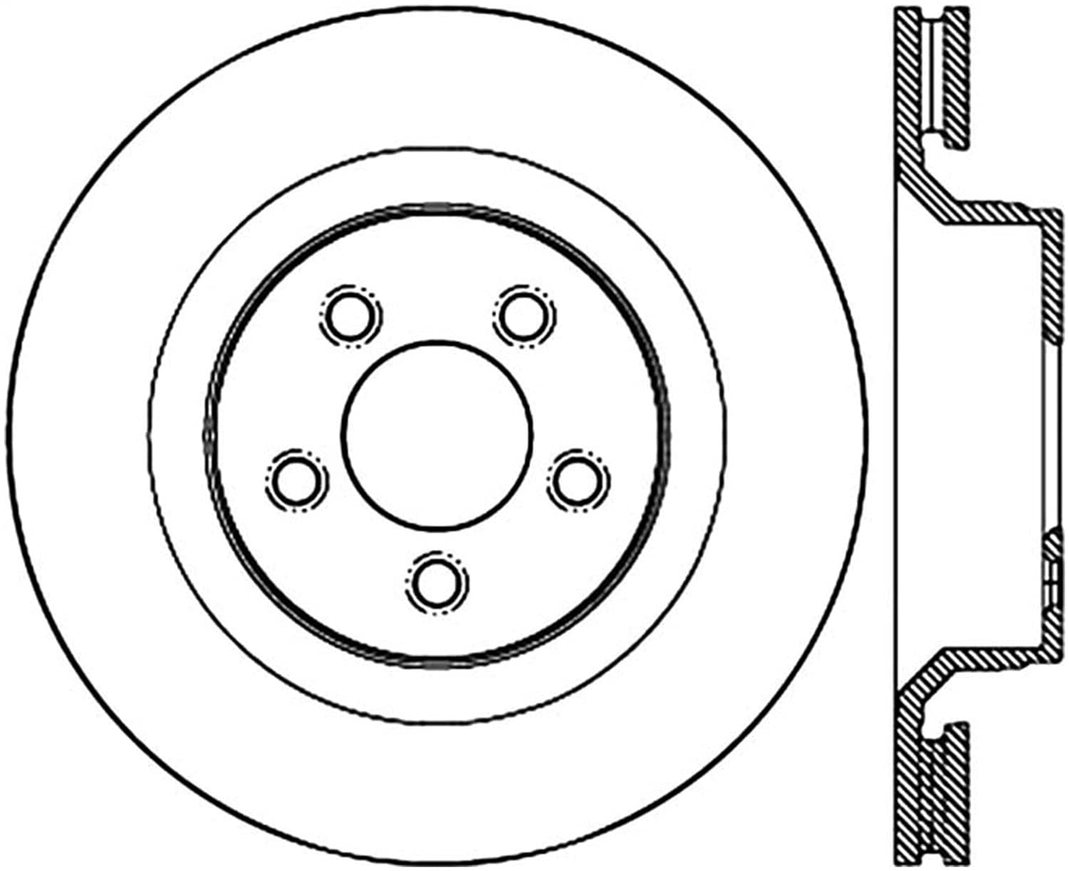 Sport Drilled/Slotted Brake Rotor StopTech 127.63078R (Front Right), 1 Pack