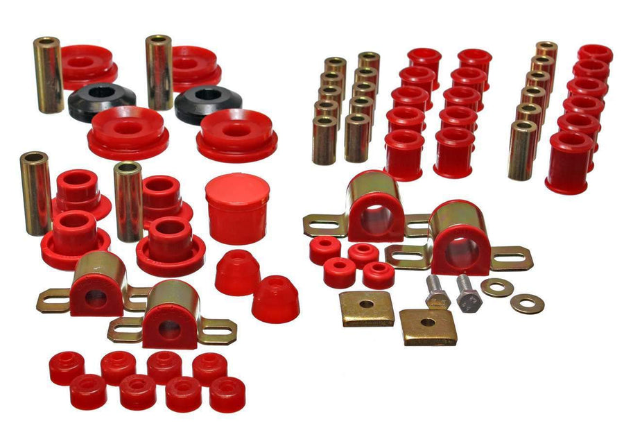 Energy Suspension HyperFlex 7.18107R Master Set for Nissan 240SX/S14,Red