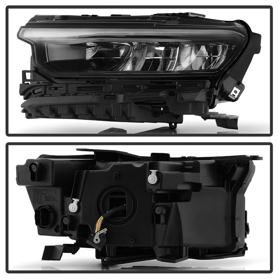 Jeep Grand Cherokee Spyder (POE) 22-24 White DRL (Front Light Animation) w/o auto Leveling Full LED Headlight - OE Left