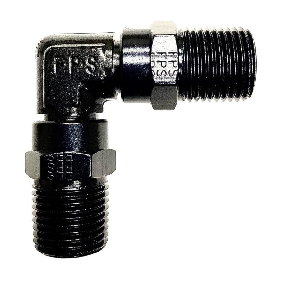 90 Degree Fragola Swivel Adapter 3/8 NPT Male