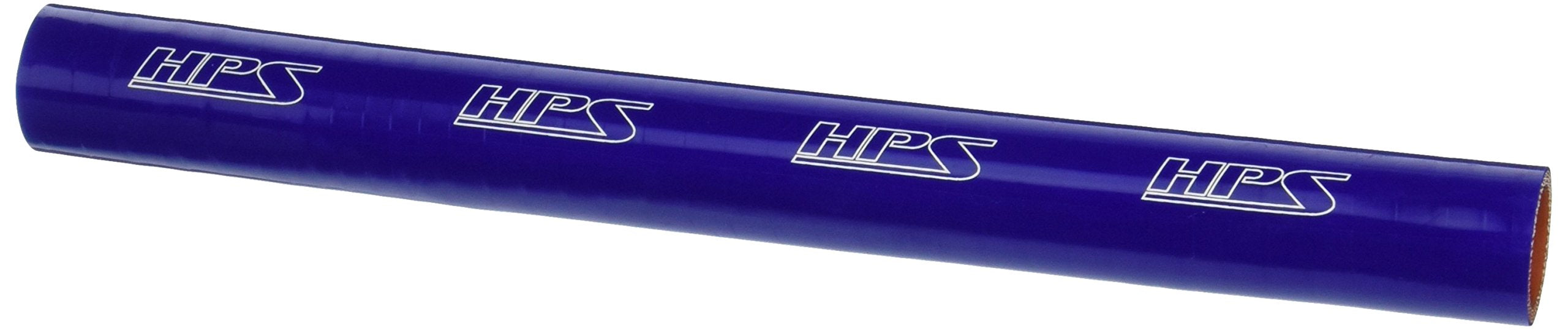 HPS Silicone HTST-087-BLUE High Temperature 4-ply Reinforced Tube Coupler Hose, 100 PSI Maximum Pressure, 12" Length, 7/8" ID, Blue