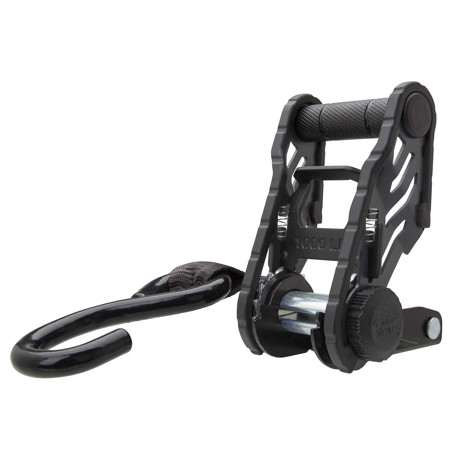 10’ SmartStraps Tactical Ratchet Straps, 2 Pack — Heavy Duty Tie-Down Straps — 3,000lb Break Strength, 1,500lb Safe Work Load — Haul Dirt Bikes, ATVs, and Mowers