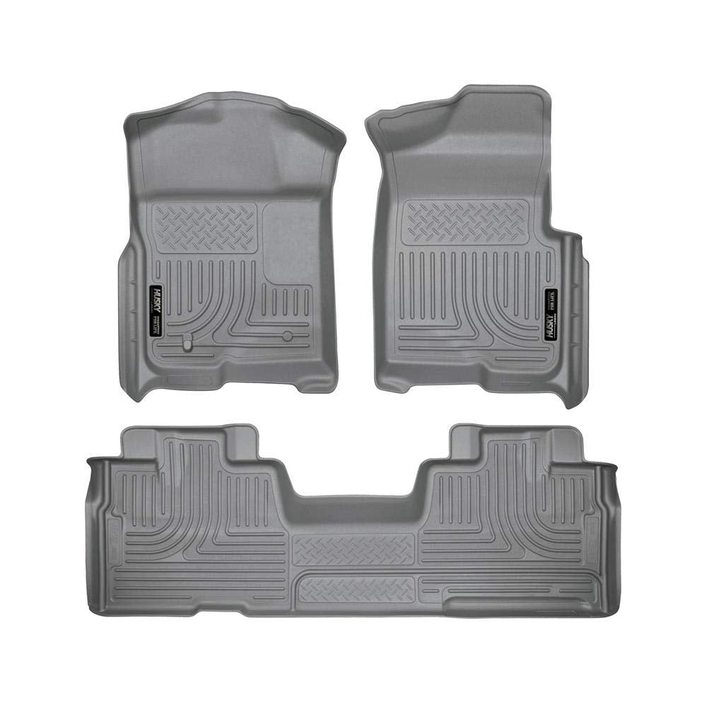 Husky Liners WeatherBeater 98342 Combination Front & 2ND Seat Floor Liners - (3 PCS)