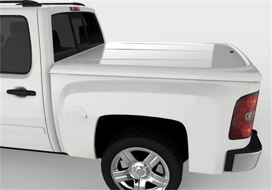 UnderCover RealTruck Lux One-Piece Truck Bed Tonneau Cover | UC1066L-50 | Fits 2007 - 2013 Chevy Silverado 1500 50(GAZ)(WA8624) - Summit White 5' 9" Bed (69.3")