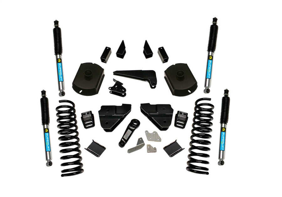 SUPERLIFT SUSPENSION RealTruck 4" Lift Kit for Dodge RAM 2500 | Complete Lift Kit with Front & Rear Bilstein 5100 Series Shocks | K124B | Fits 2014-2018 Dodge RAM 2500 4WD