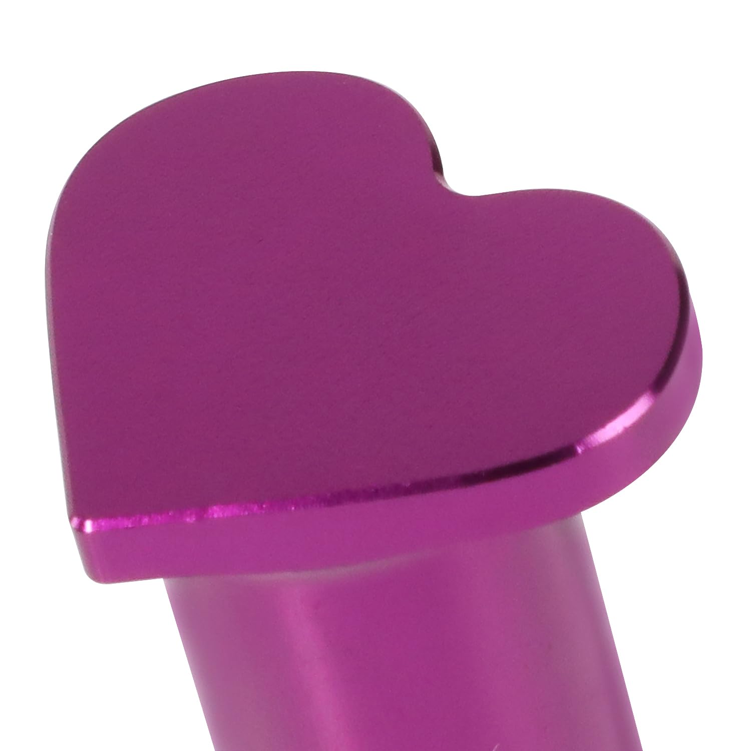 NRG Innovations 6061 Aluminum NRG-DB-H003PP Heart Shape Parking Brake Release Button, Hand Brake Lever Button Compatible with Honda Civic/CRX/Del Sol, Purple