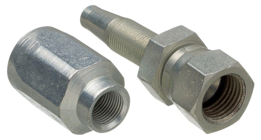 Gates Field Attachable 16C5-16RFJX for C5C, C5D and C5M Hose, Female JIC 37 Flare Swivel, Steel, 7/8" ID