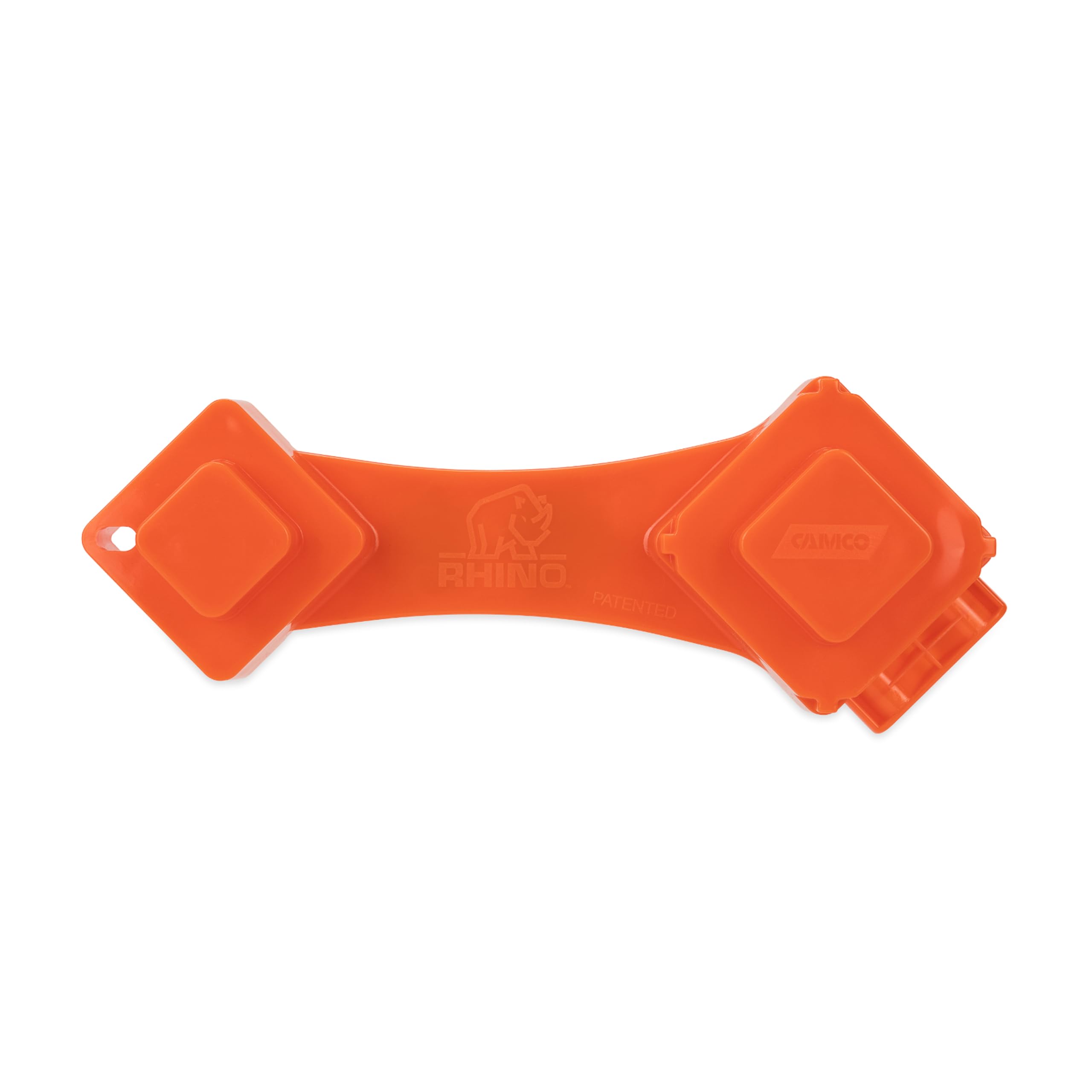 Camco 6-in-1 RhinoFLEX RV/ Camper Sewer Wrench - Compatible with 3-Inch and 4-Inch Male or Female Sewer Clean-out Plugs, Slotted or Flush Sewer Plugs, and All 4-in-1 Adapters (39755)