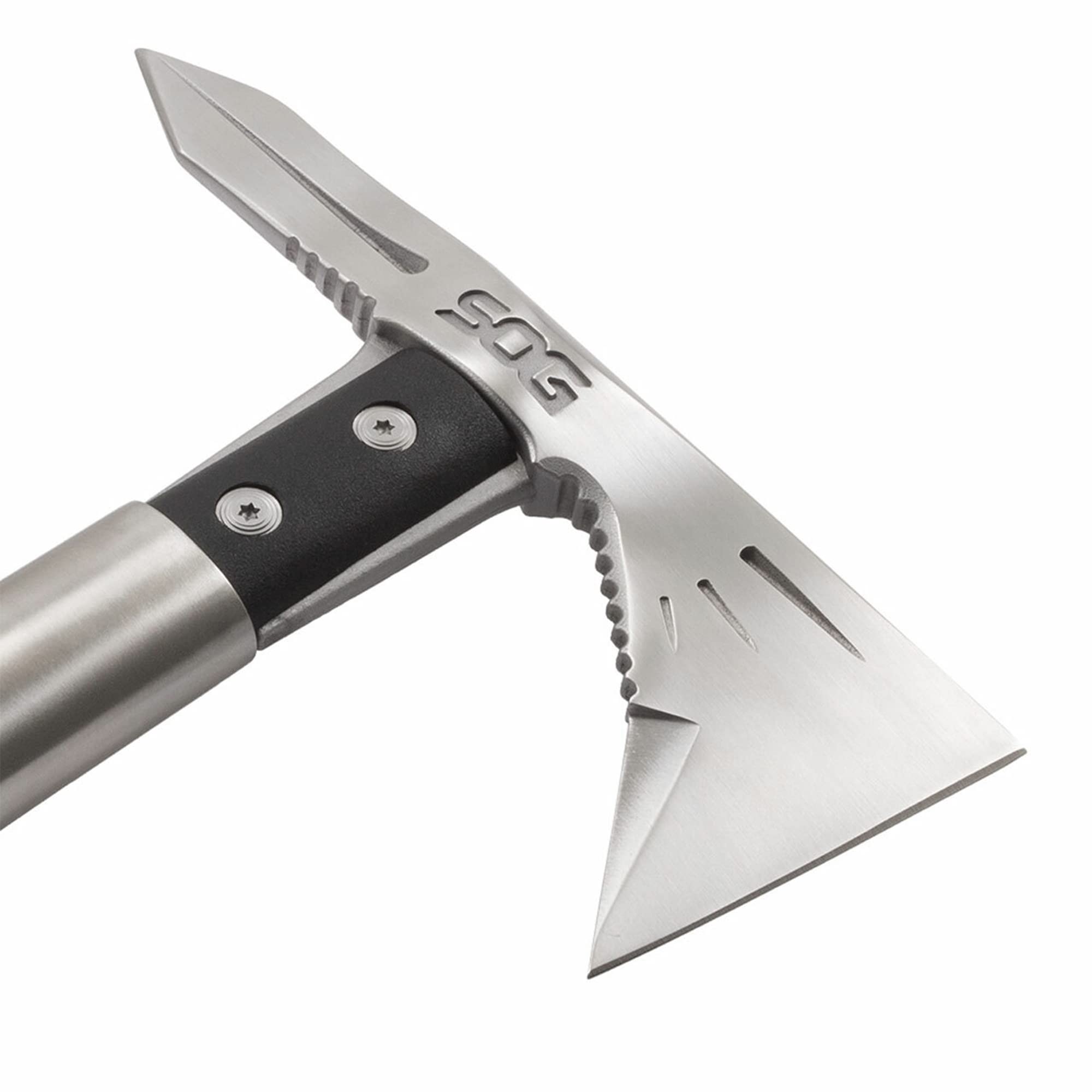 SOG Tactical Hatchet Tomahawk - Voodoo Hawk Mini Tactical Axe, Throwing Hatchet w/ 2.75 Inch Blade for Survival Sports and Camping Axes (F182N-CP)