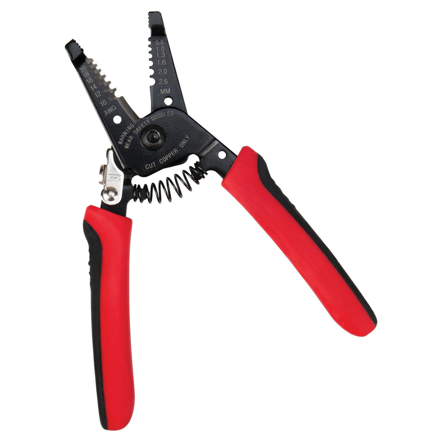 6-Inch Performance Tool W86504 Multi-Wire Cutter, Stripper and Pliers with Non-Slip Grip Handles for 10-20 AWG Solid and Stranded Copper Wire