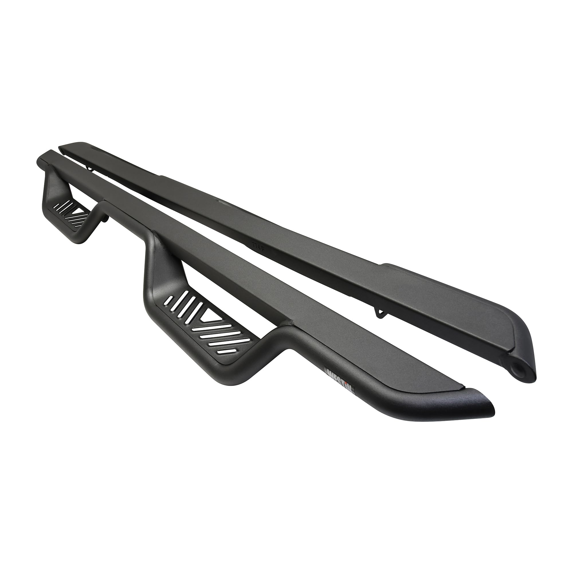 Westin 20-13725 Outlaw Black Drop Nerf Step Bars fits 2014-2018 Silverado Sierra 1500 2015-2019 2500 3500 Crew Cab (Excl. Diesel) 1 Pair