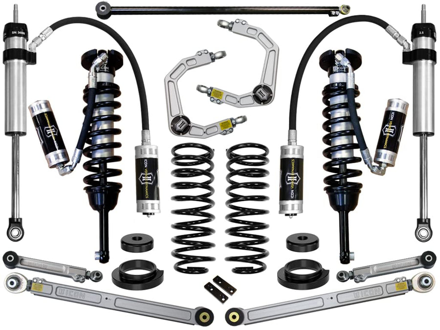 0-3.5" Lift, ICON Stage 6 Suspension System, Billet UCA, Compatible with 2003-09 Lexus GX470, K53176