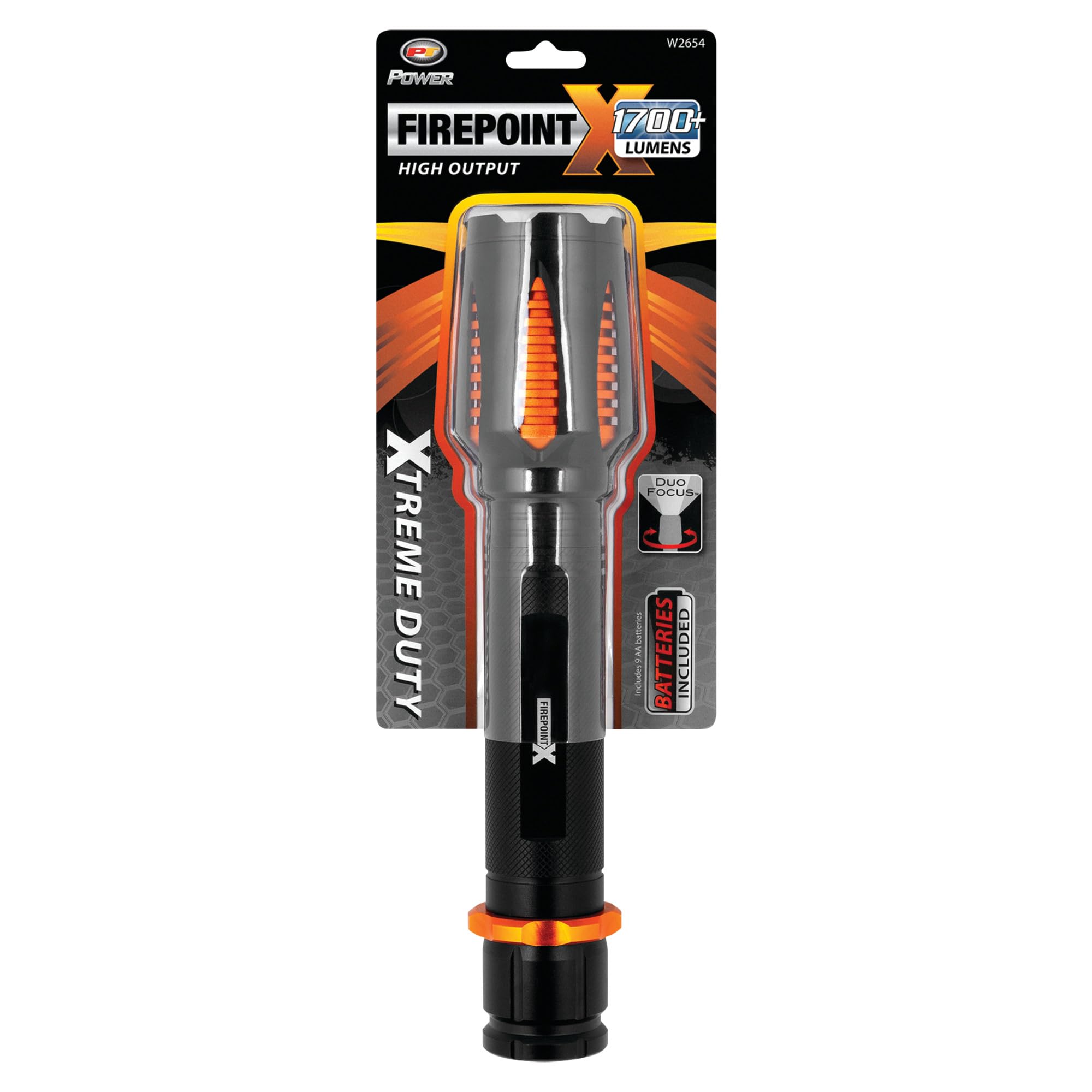 W2654 Performance Tool 1,700 Lumen FirePoint X 9AA Flashlight