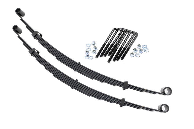 4" Rough Country Front Leaf Springs for 1977-1979 Ford F-250-8013Kit