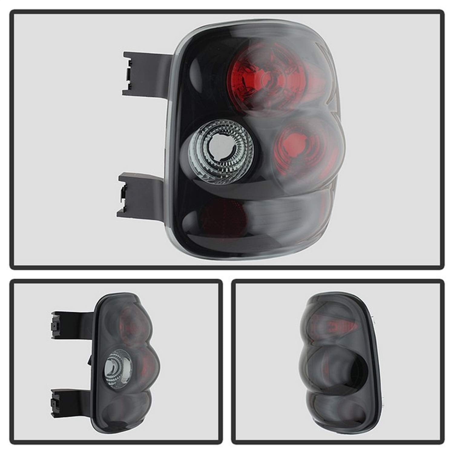 Auto Spyder 5078070 Euro Style Tail Lights Black/Smoked