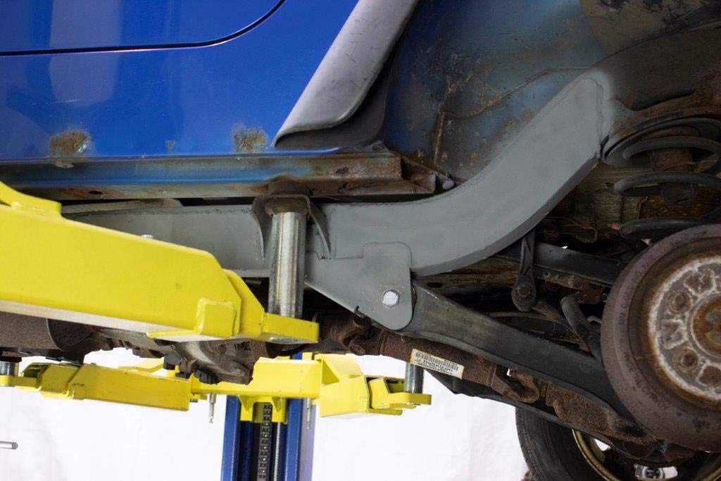 RB3061R Rustbuster Frameworks Frame Repair Full Center Section with Rear Control Arm Passenger Fits Jeep Wrangler,Black