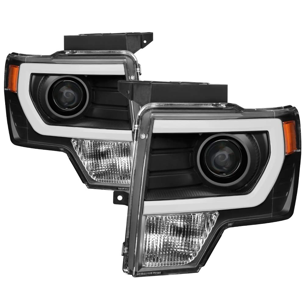 Projector Headlight Xtune PRO-JH-FF15009-LBDRL-BK, 1 Pack