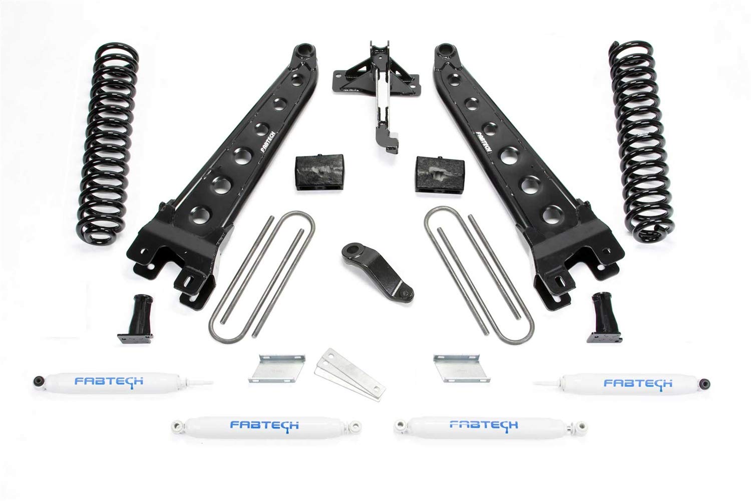 Fabtech Radius Arm Lift System K2335 6 in. Lift w/Coils And Performance Shocks