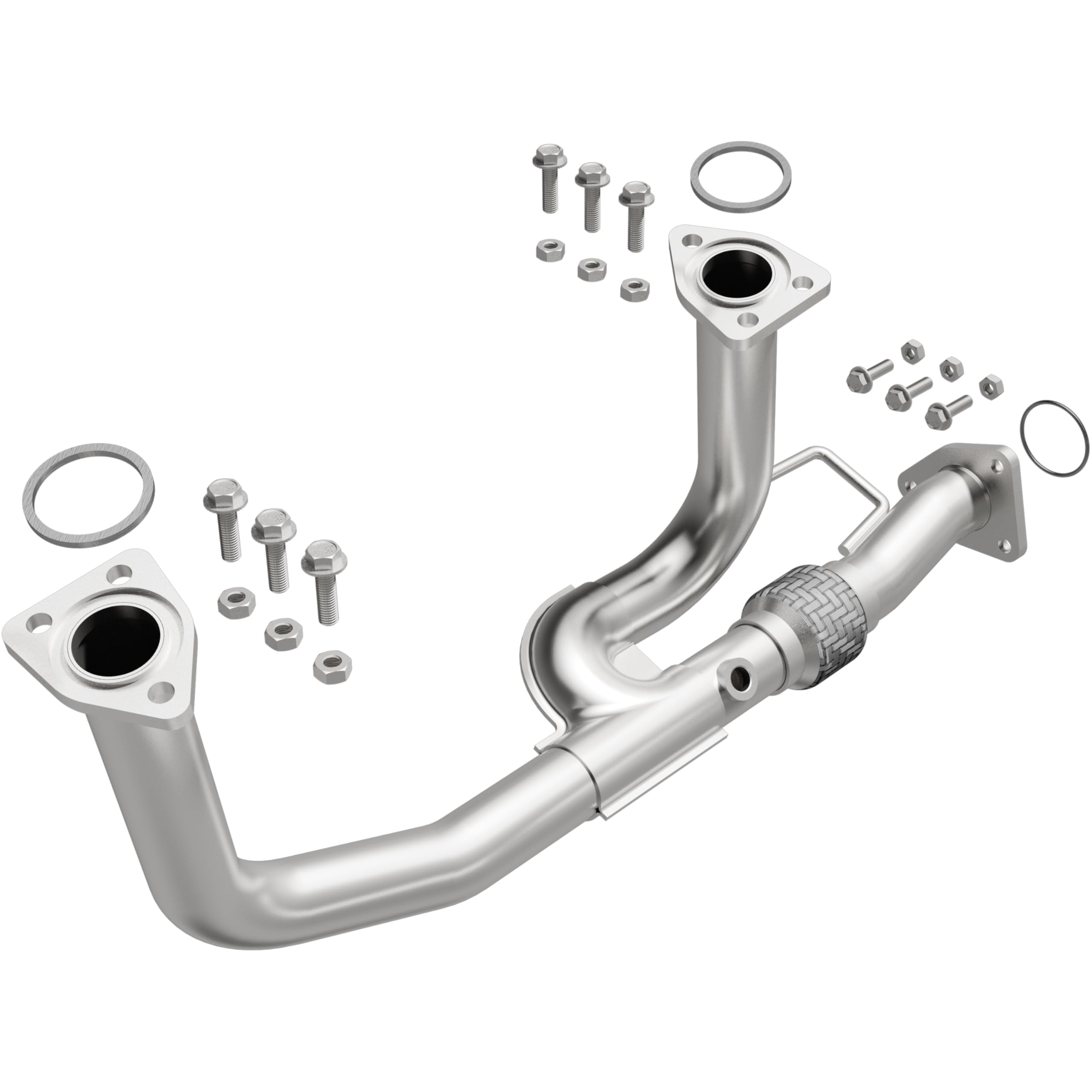 Replacement BRExhaust Front Pipe Kit 107-0100: Direct-Fit, Compatible with 01-04 MDX, Pilot 3.5L